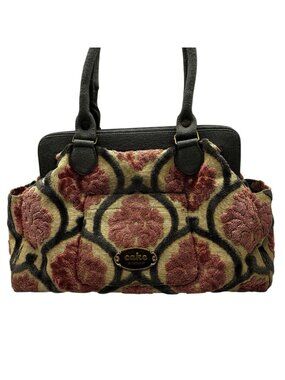 Cake By Petunia Pickle Bottom Diaper Bag W/small Pouch Pink Gray Tapestry